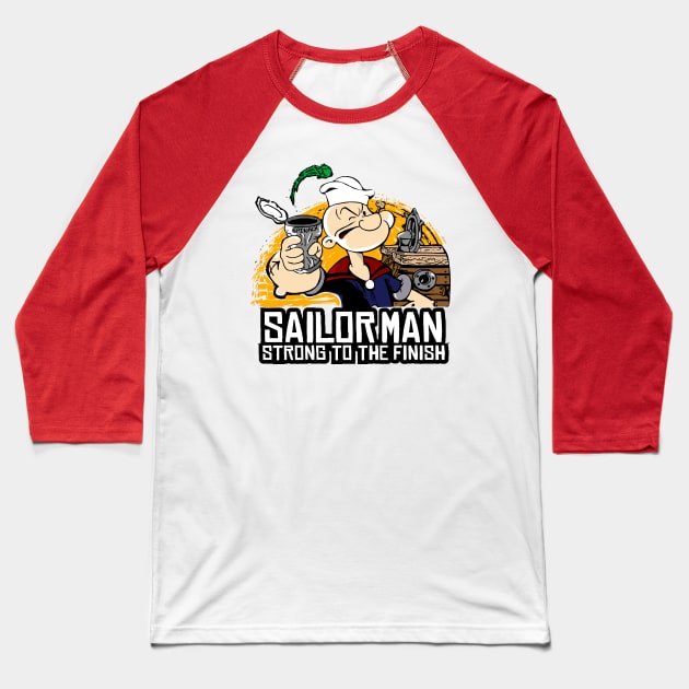 SAILOR MAN REDEMPTION Baseball T-Shirt by illproxy